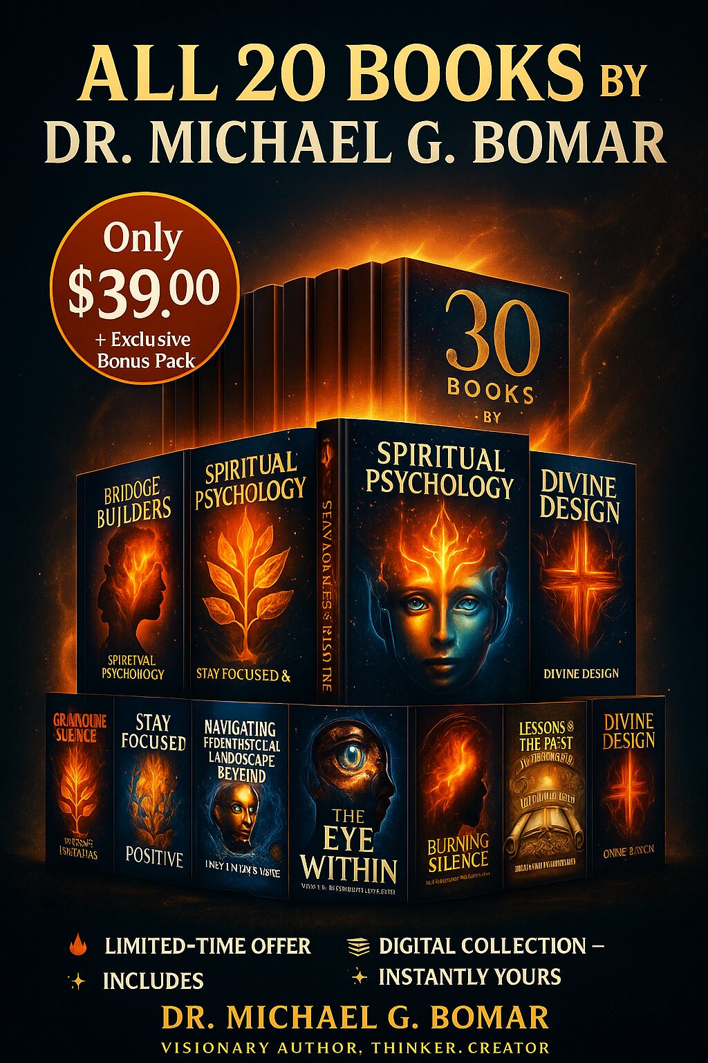 All 20 Books by Dr. Michael G. Bomar – Only $39.00 + Bonus Pack