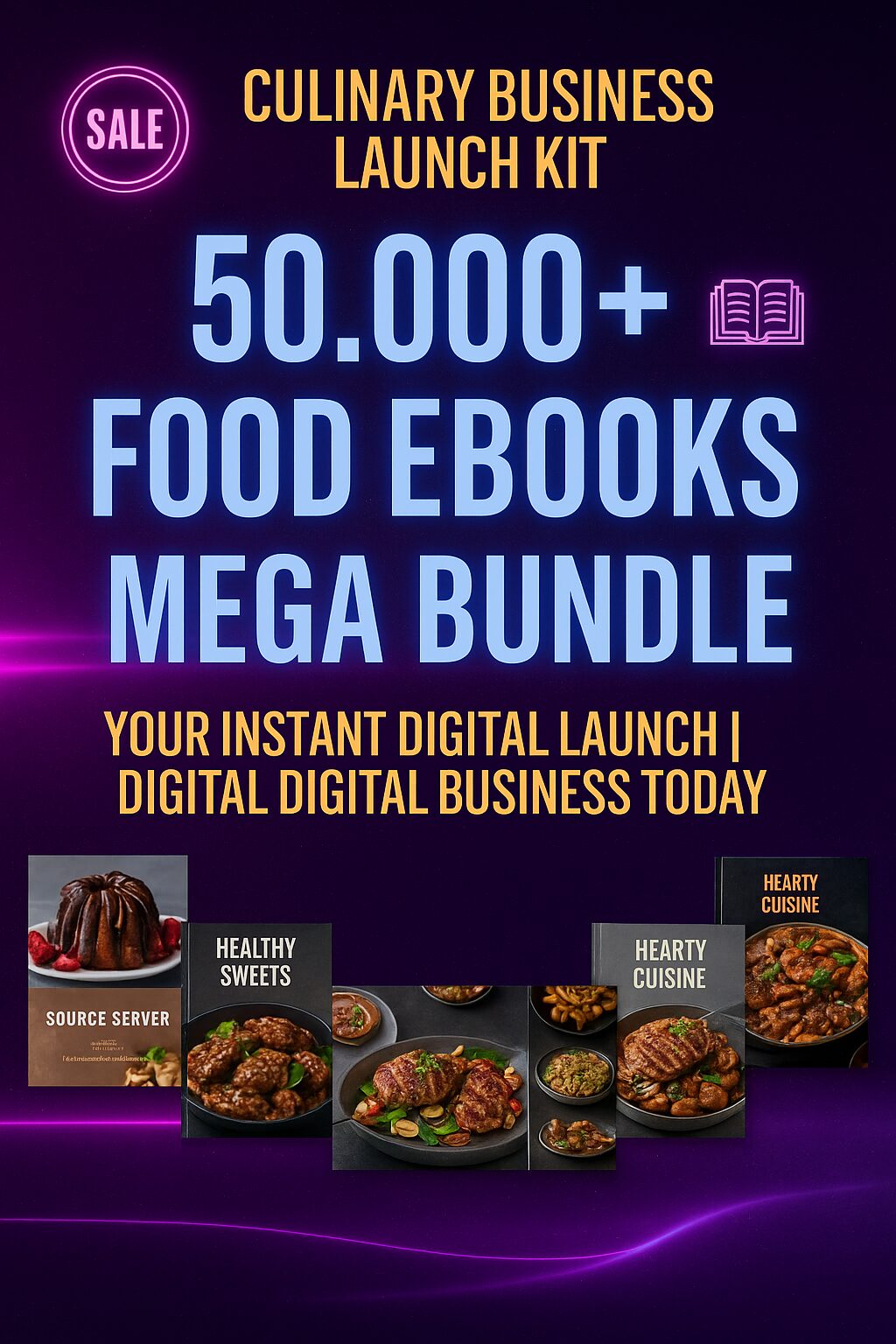 50,000+ Food eBook Mega Bundle